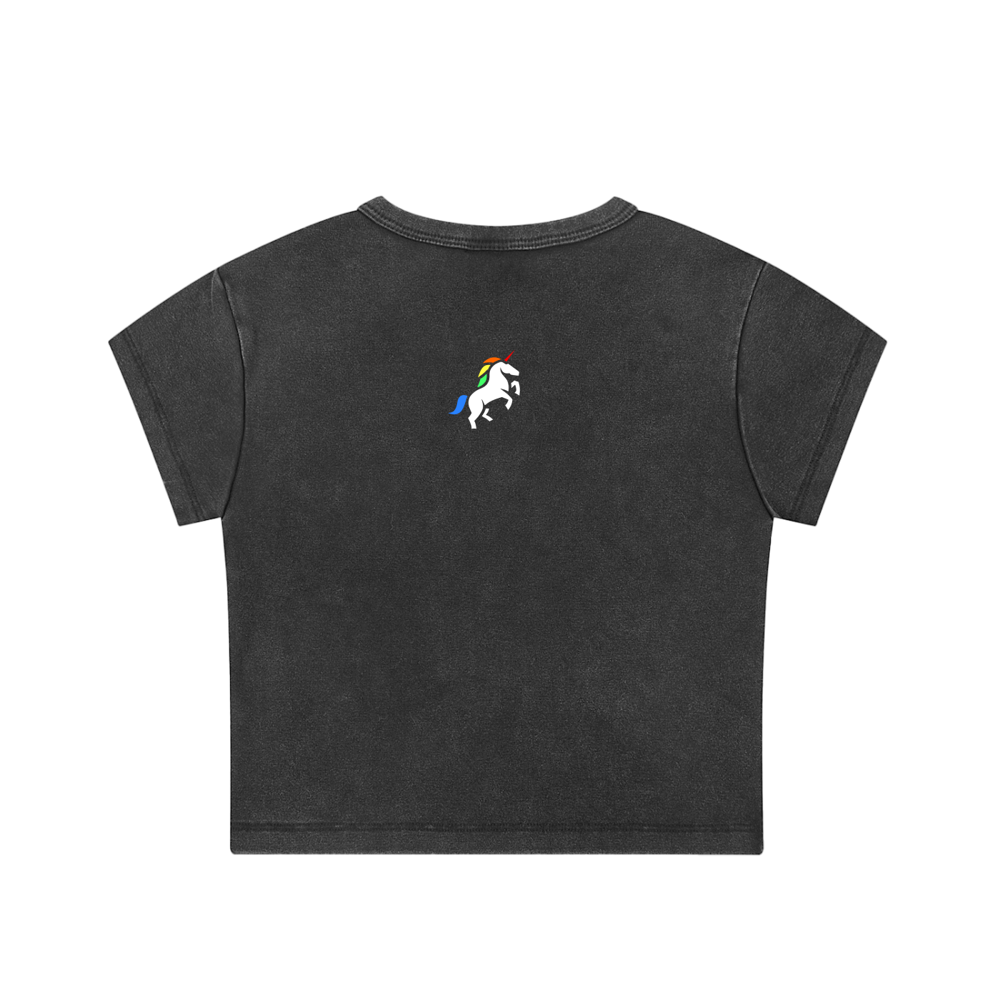 Unicorn Vibes Only Crop Top