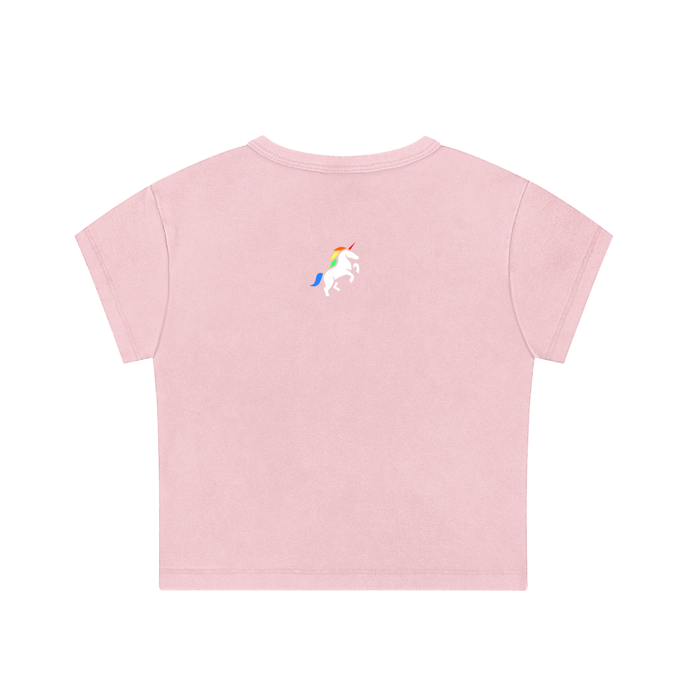 Unicorn Vibes Only Crop Top