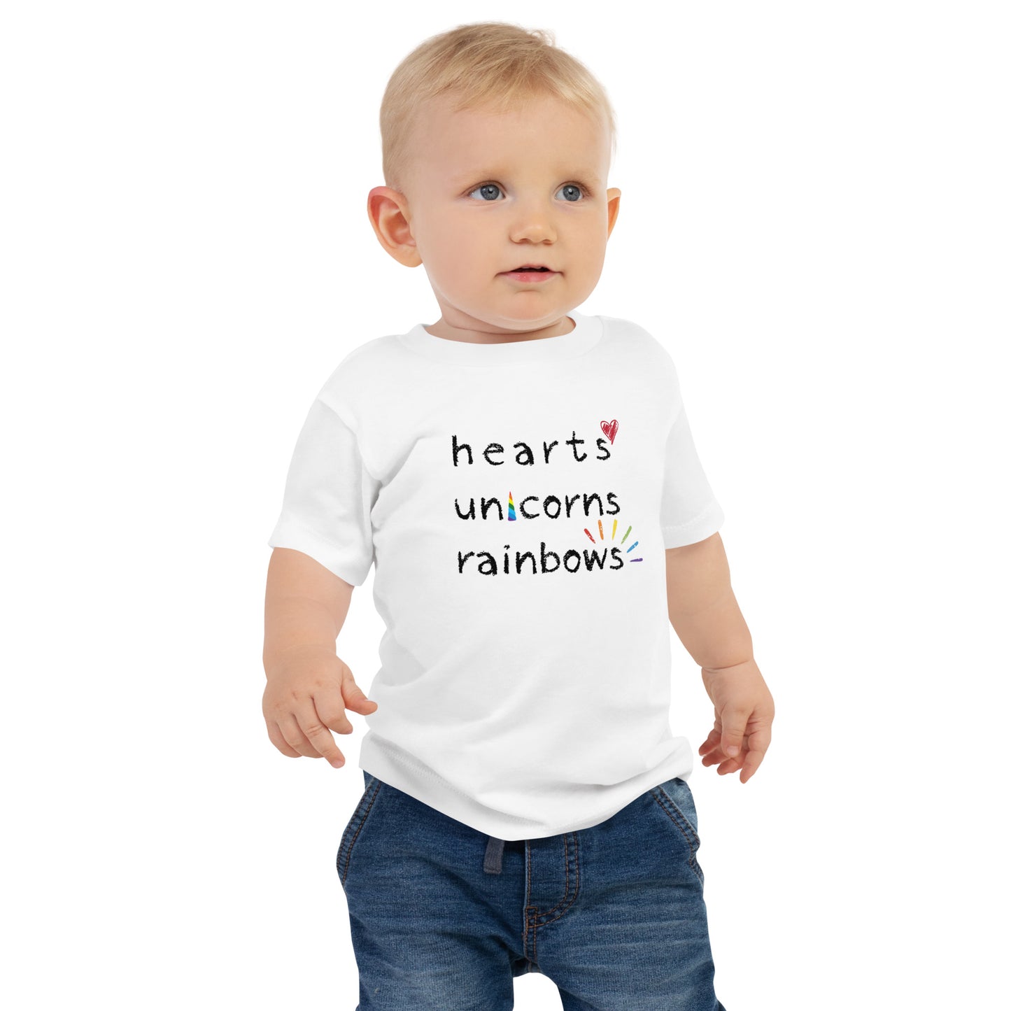 ❤️🦄🌈 baby iconic tee